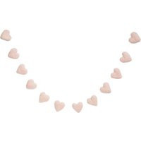 Blush Felt Heart Garland - Valentines Day Decoration Pink Bunting | Etsy (US)