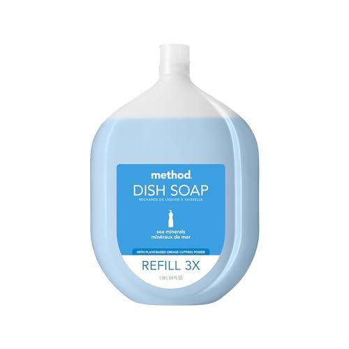 Method Gel Dish Soap, Refill, Sea Minerals, Recylable Bottle, Biodegradable formula, 54 Fl Oz (Pa... | Amazon (US)