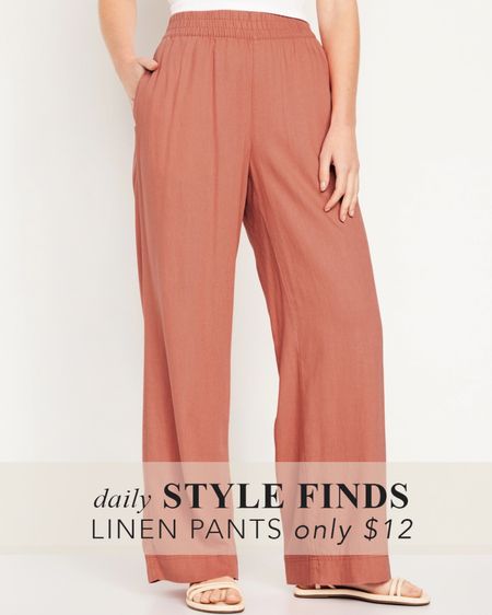 High-Waisted Linen-Blend Wide-Leg Pants - OLD NAVY #LinenPants #OldNavy #personalshopper #virtualstylist

#LTKsalealert #LTKover40 #LTKstyletip