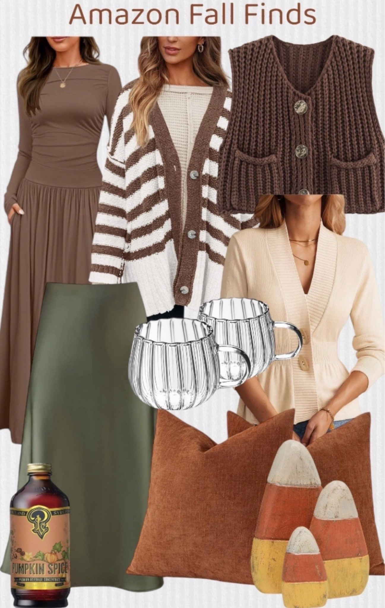 Amazon fall finds.




Fall home decor, fall decorations, satin midi dress, fall dress, pumpkin glasses, pumpkin mugs, fall pillows, fall decorative pillows, crop knit vest, pumpkin spice syrup, Halloween mugs, amazon fall, amazon fashion fall #LTKHalloween #LTKautumn#LTKFindsUnder50

#LTKHome #LTKSeasonal #LTKSaleAlert #LTKHome