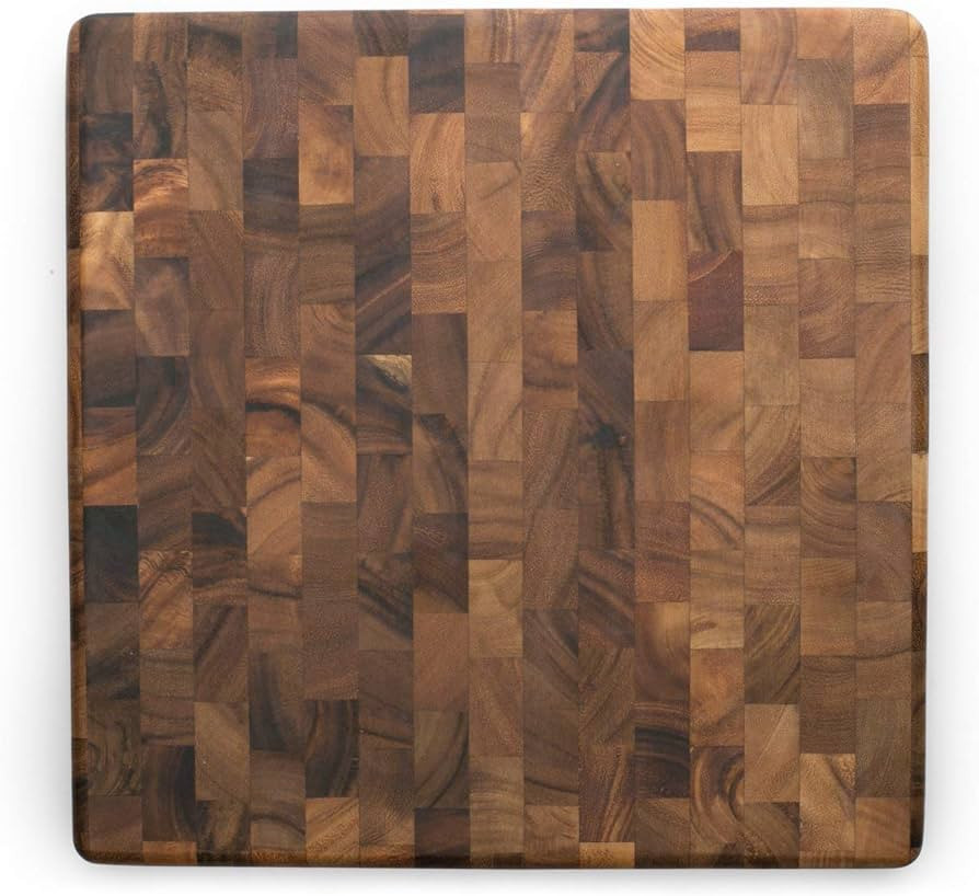 Ironwood Gourmet 28218 Square Charleston End Grain Chef's Board , Acacia Wood 14" Square | Amazon (US)
