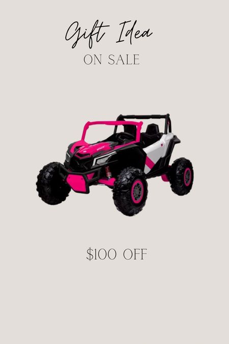 Gift idea for kids. This ride on car is $100 off and comes in pink and blue! 

Sam’s club gift ideas 
Kids gift guide 

#LTKHoliday #LTKCyberWeek #LTKGiftGuide