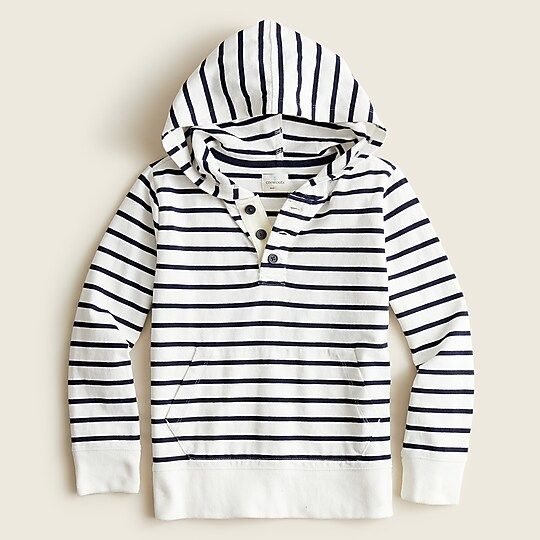 Boys' henley hoodie sweatshirt | J.Crew US