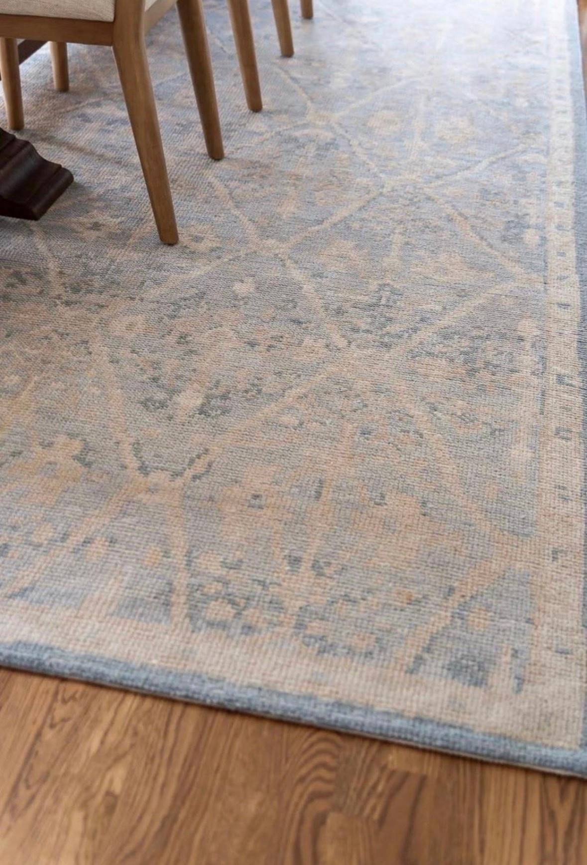 A close up of this beautiful wool rug from Pottery Barn! One of my favorite home purchases that I would buy again!

#LTKHome