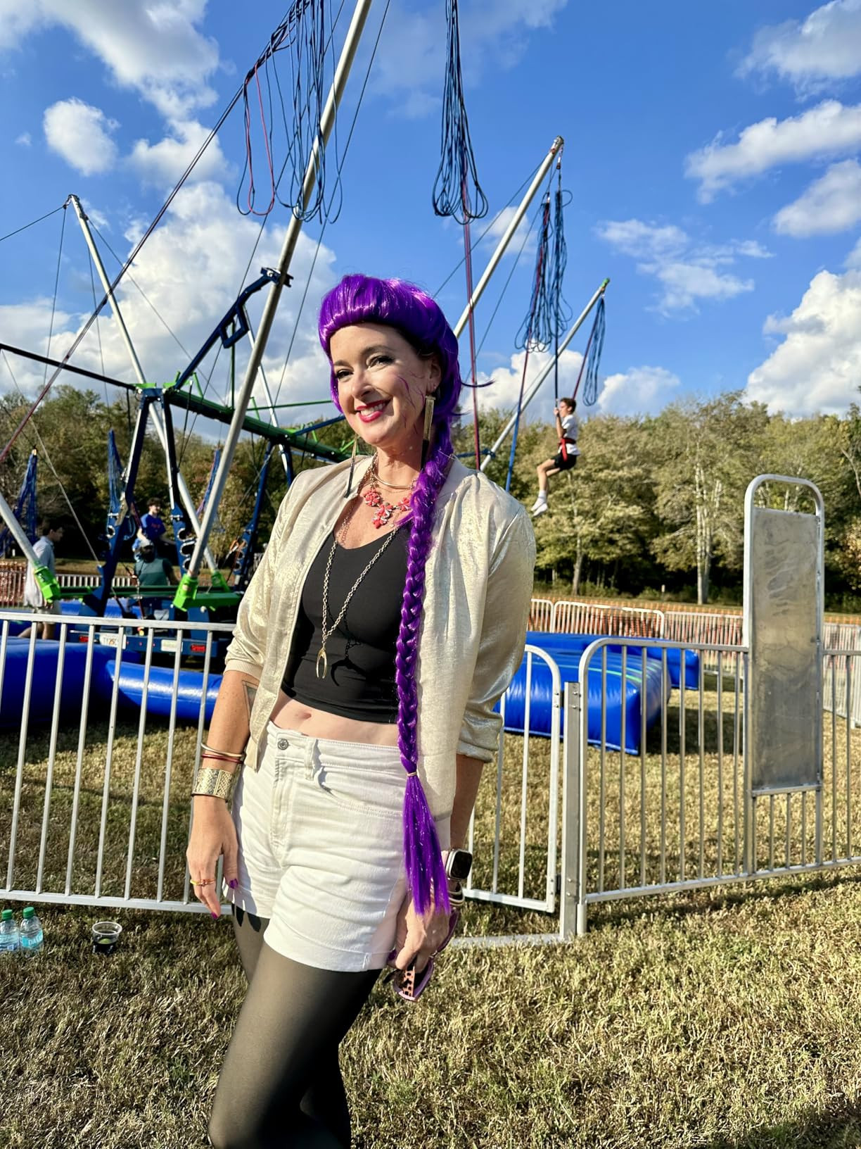 SHENHE Women's Metallic Bomber Jacket Lightweight Zip Up Long Sleeve Fashion Jacket Outwear | Amazon (US)