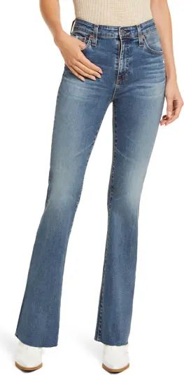 AG Farrah Fray Hem Bootcut Jeans | Nordstrom | Nordstrom