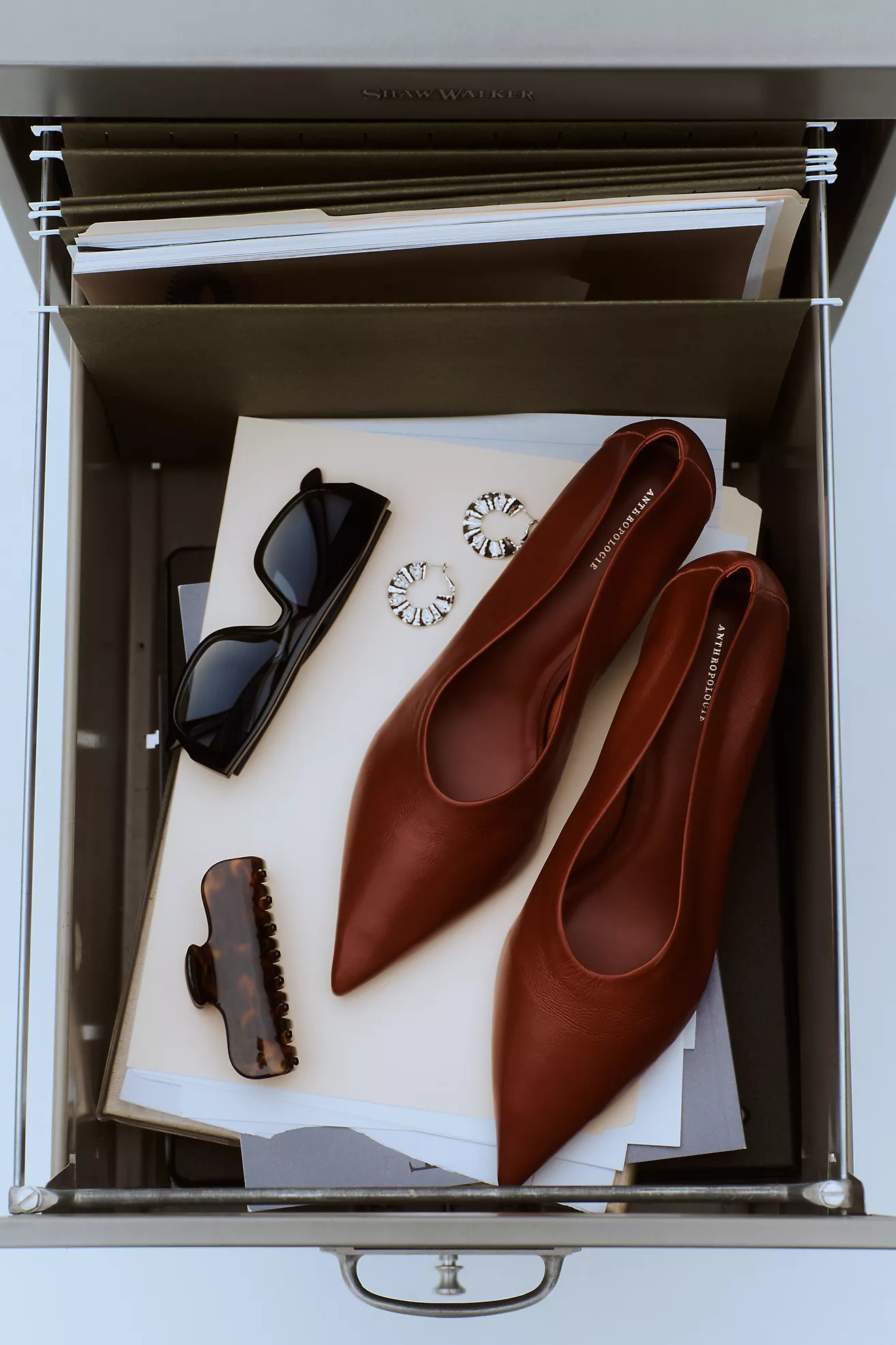 By Anthropologie Pointed-Toe Kitten-Heel Pumps | Anthropologie (US)