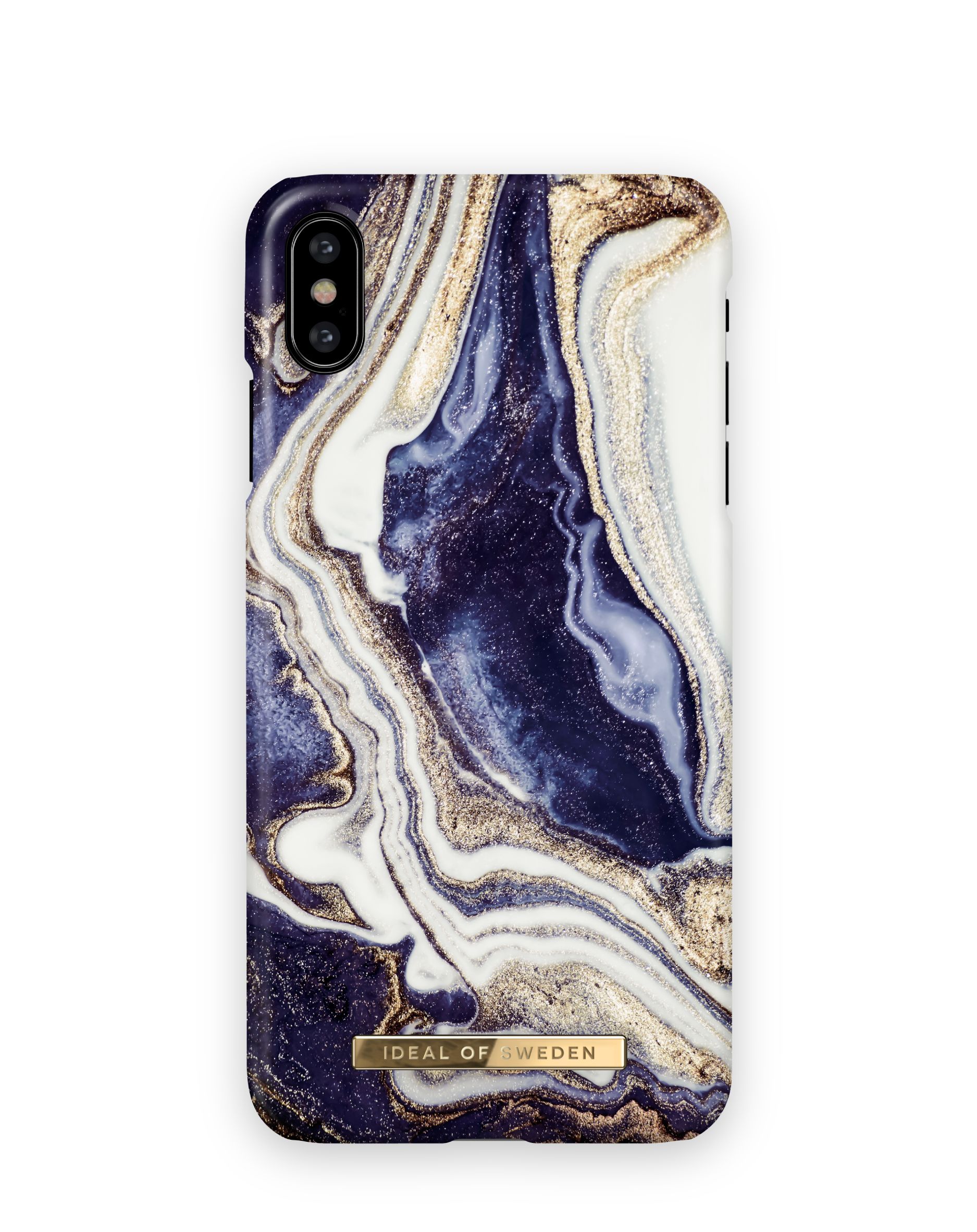 Fashion Case iPhone X/XS Golden Indigo marble | iDeal of Sweden (CA)