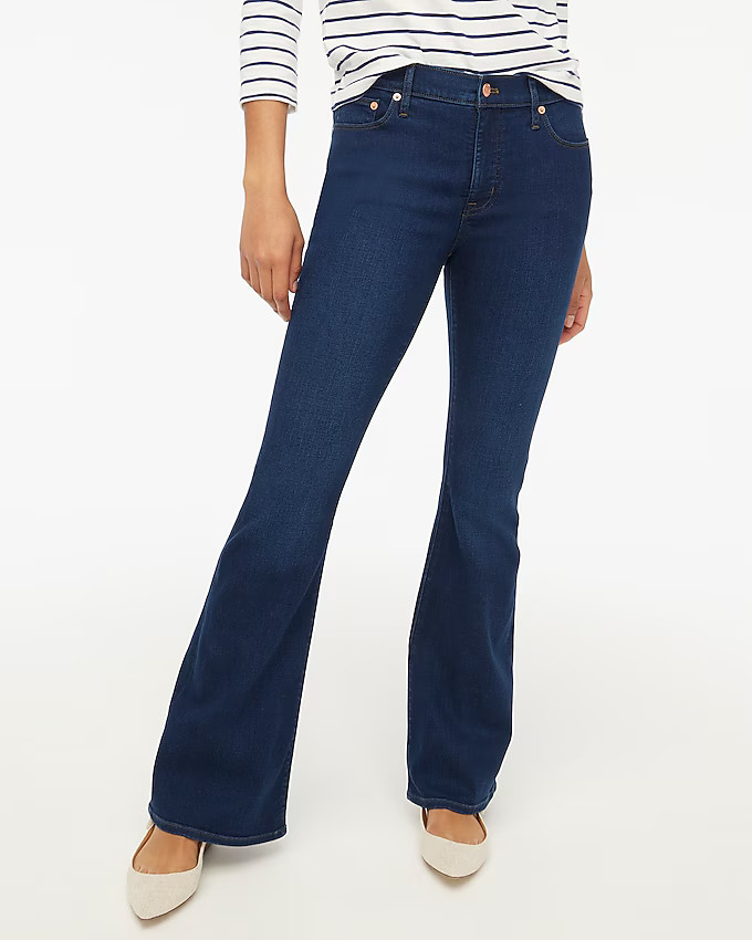 Full-length flare jean in signature stretch | J.Crew Factory