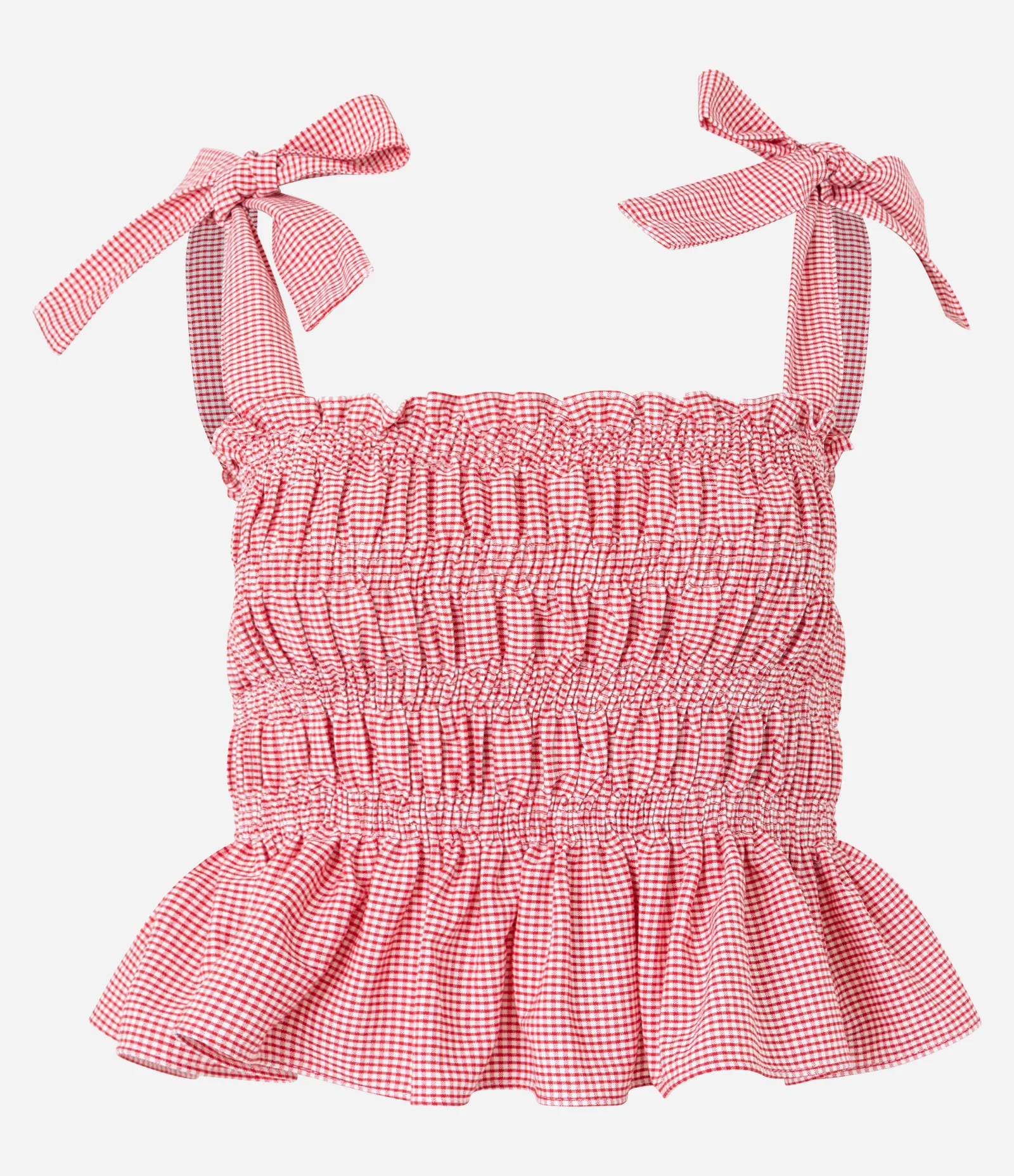 Blusa Alfaiatada Xadrez com Amarração na Alça Rosa - Lojas Renner | Renner (BR)