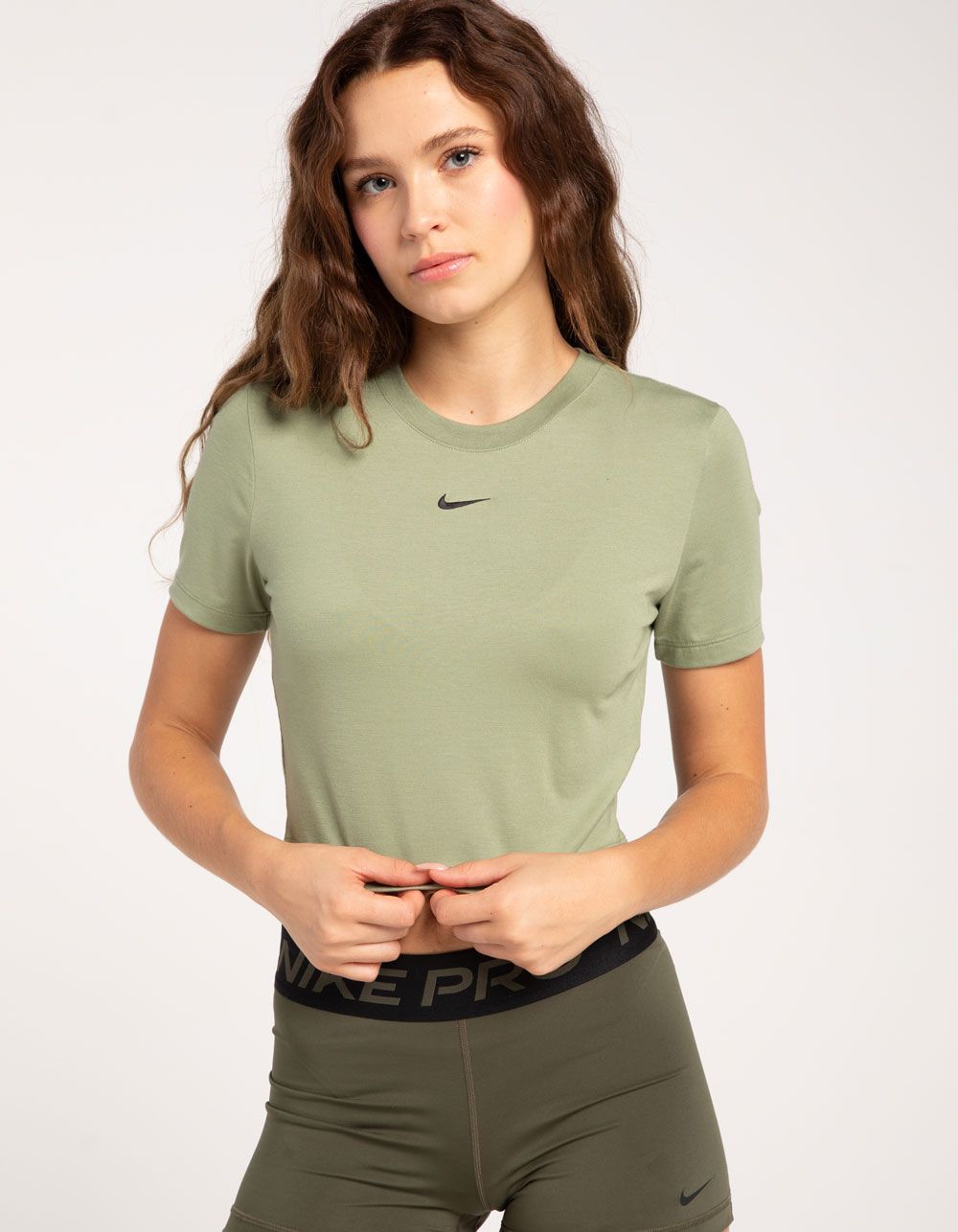 NIKE Sportswear Essential Slim Crop Womens Tee | Tillys