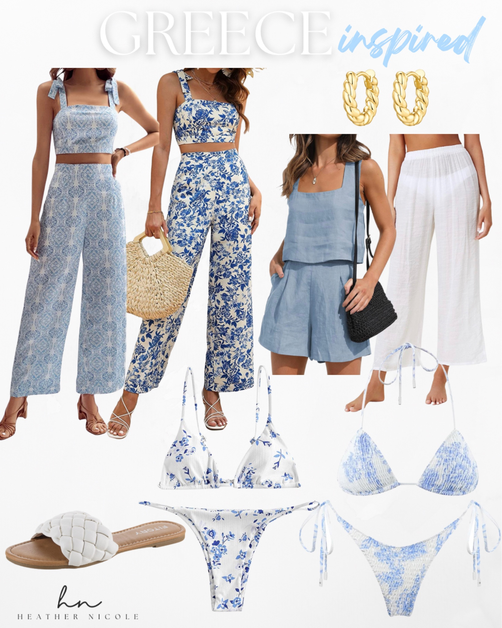 Greece Inspired
Vacation looks from Amazon. I’m dreaming of visiting Greece ☁️





Amazon, Amazon finds, summer outfits, summer style, outfit ideas, vacation outfits, vacation style, travel style, travel outfits, swim, bikinis, swim coverups, matching sets, two piece sets, beach style, beach pants, linen, slide sandals, gold jewelry

#LTKtravel #LTKswim #LTKstyletip