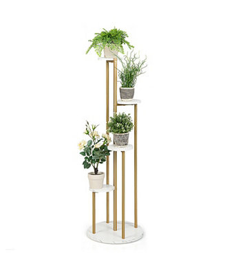 4-Tier 48.5 Inch Metal Plant Stand - Macy's | Macy's