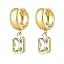 Chunky 14K Gold Plated Hoop Earrings for Women, CZ Hypoallergenic Gifts | Amazon (US)
