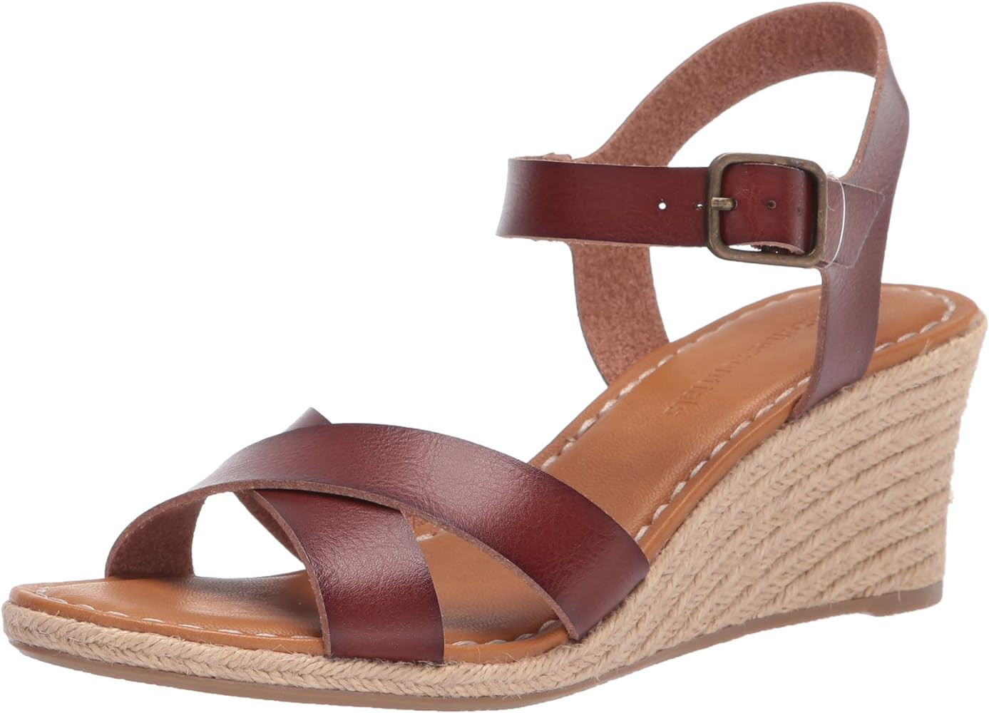 Amazon Essentials Women's Two Piece Wedge Espadrille Sandal | Amazon (US)