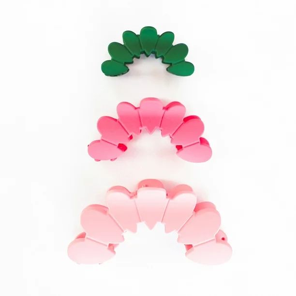 Packed Party "Wavy Baby" Floral Claw Clip - Walmart.com | Walmart (US)