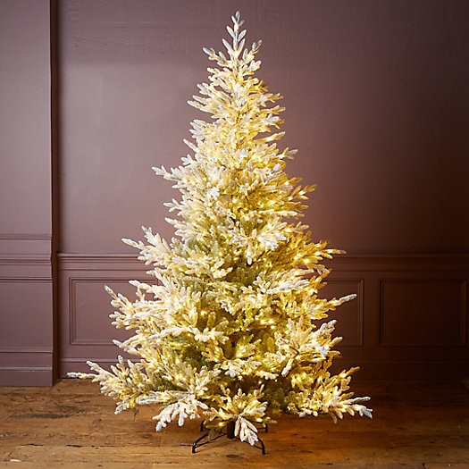 Faux Snowy Pre-Lit Norway Spruce | Terrain