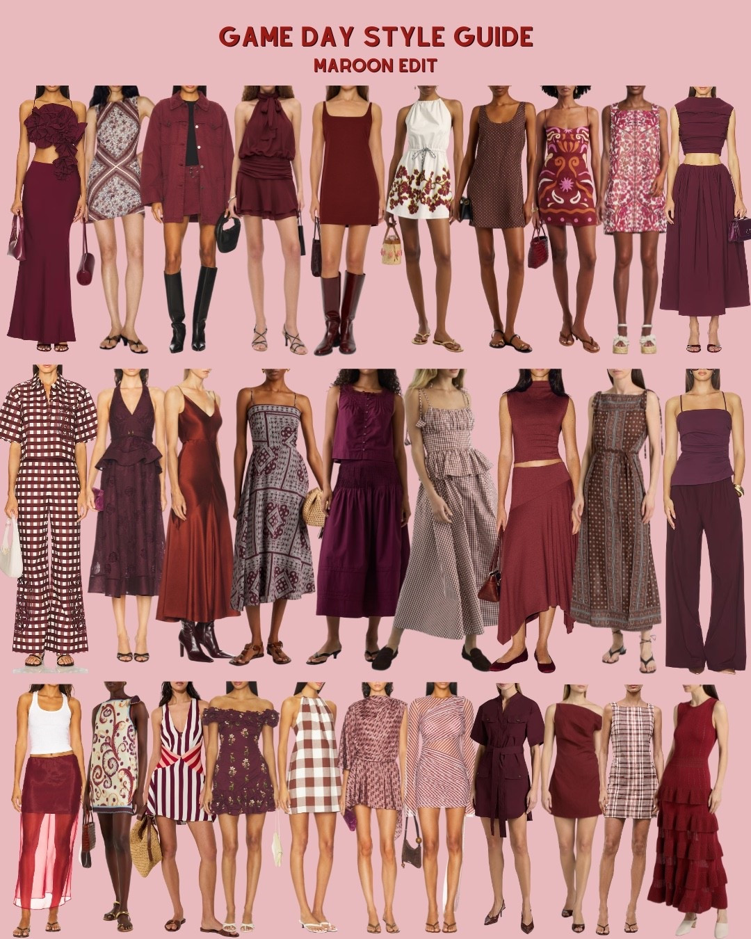 Maroon game day looks!!!!

#LTKootd #LTKSeasonal