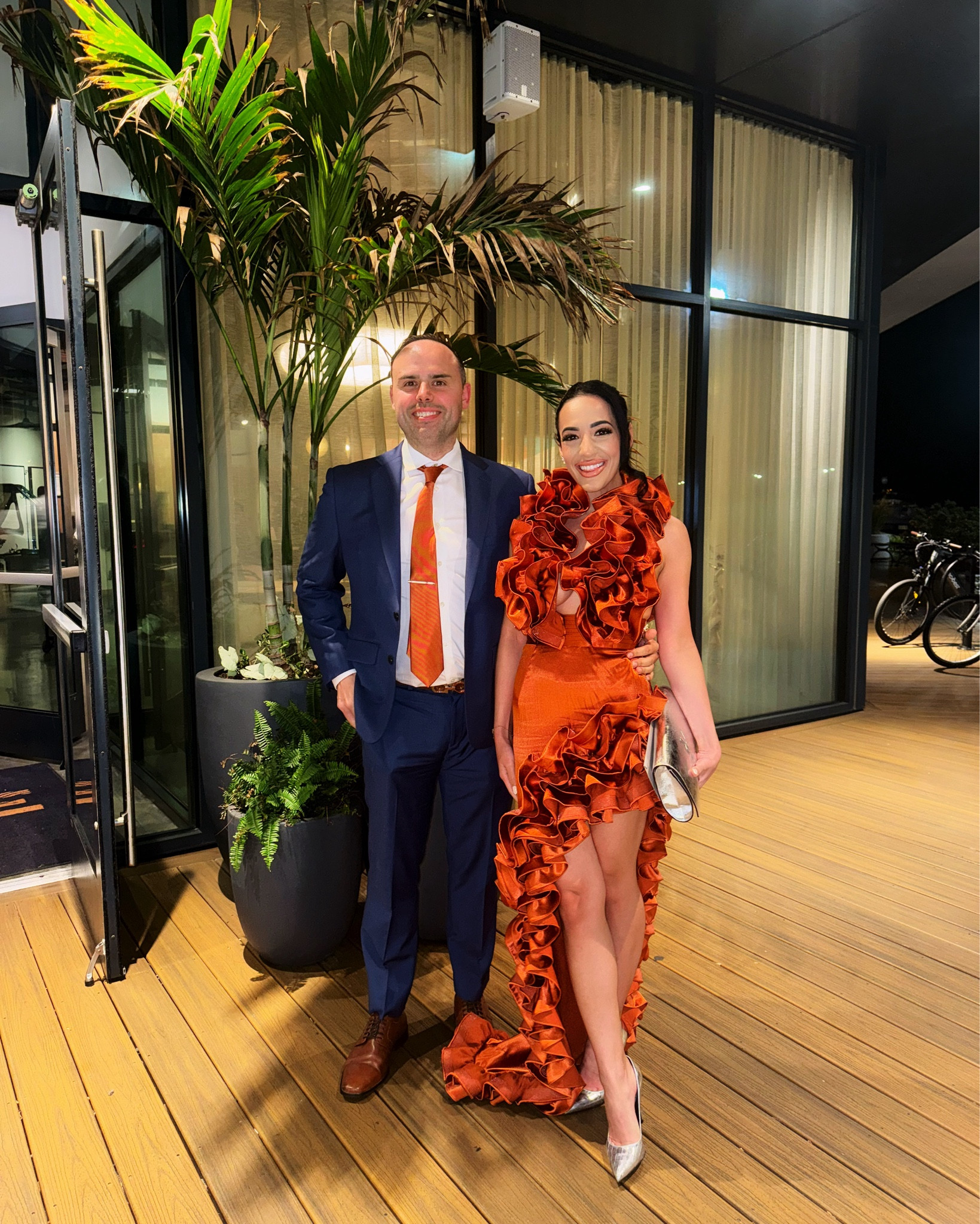 Matching couple wedding guest attire ♥️👔🧡🍁

#LTKWedding #LTKStyleTip #LTKMens