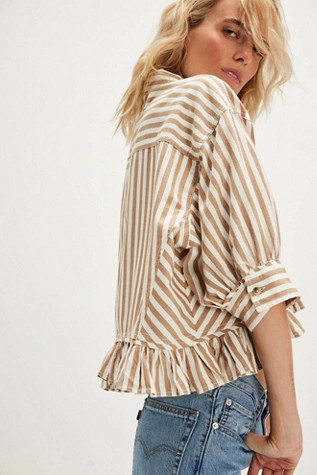 We The Free Bailey Stripe Shirt | Free People (Global - UK&FR Excluded)