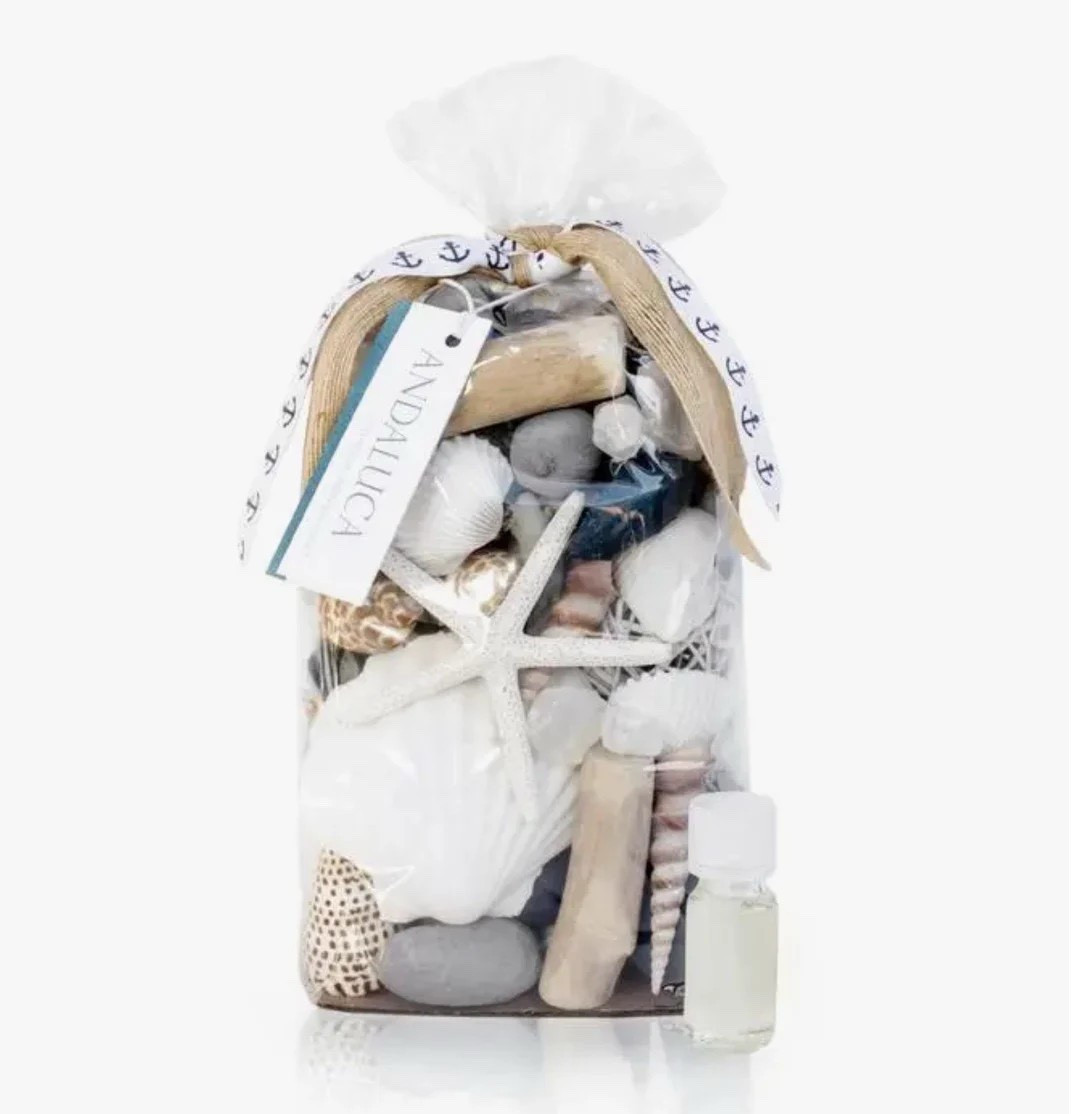 Bring relaxed beachside vibes into your home with this coastal-inspired potpourri handcrafted in California. Featuring tropical notes of vanilla orchid, mandarin peel, coconut blooms, and soft white florals, this blend creates a warm and refreshing coastal fragrance. The 20 oz bag comes pre-scented with an additional fragrance vial, making it easy to refresh your space while adding beautiful natural texture to your decor.

#LTKHome #LTKStyle #CoastalDecor #HomeFragrance #Potpourri #BeachHouseStyle #SummerDecor #CoastalHome #RelaxedHome #HomeStyling #LTKFinds #BeachyVibes

#LTKHome #LTKSeasonal