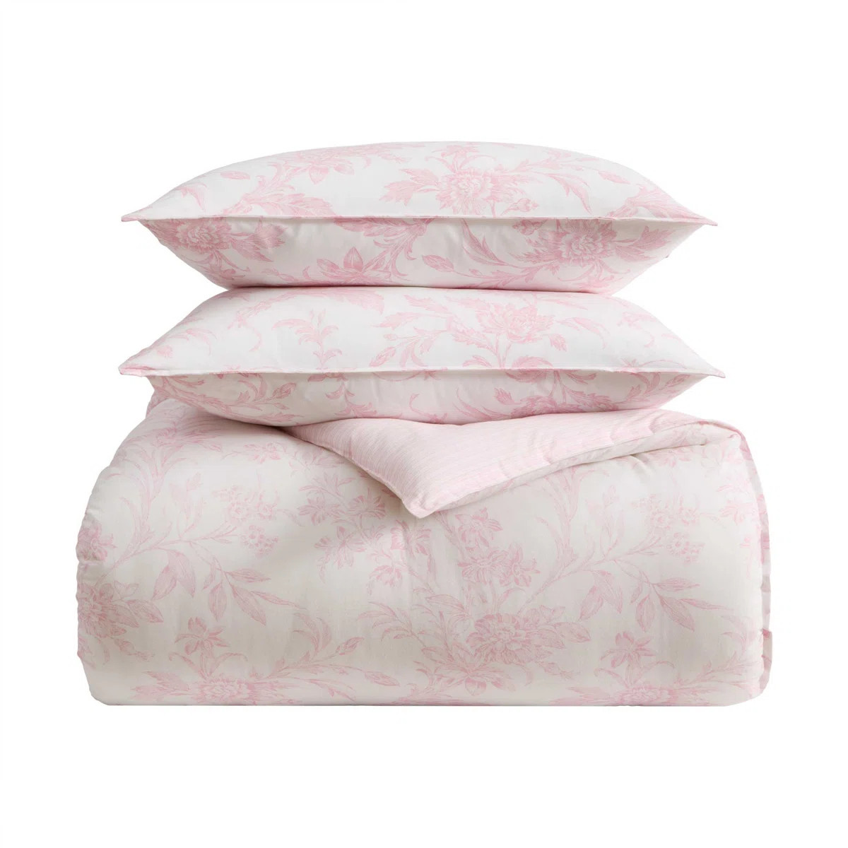 Laura Ashley Natalie Floral Cotton Comforter Bonus Set | Wayfair North America
