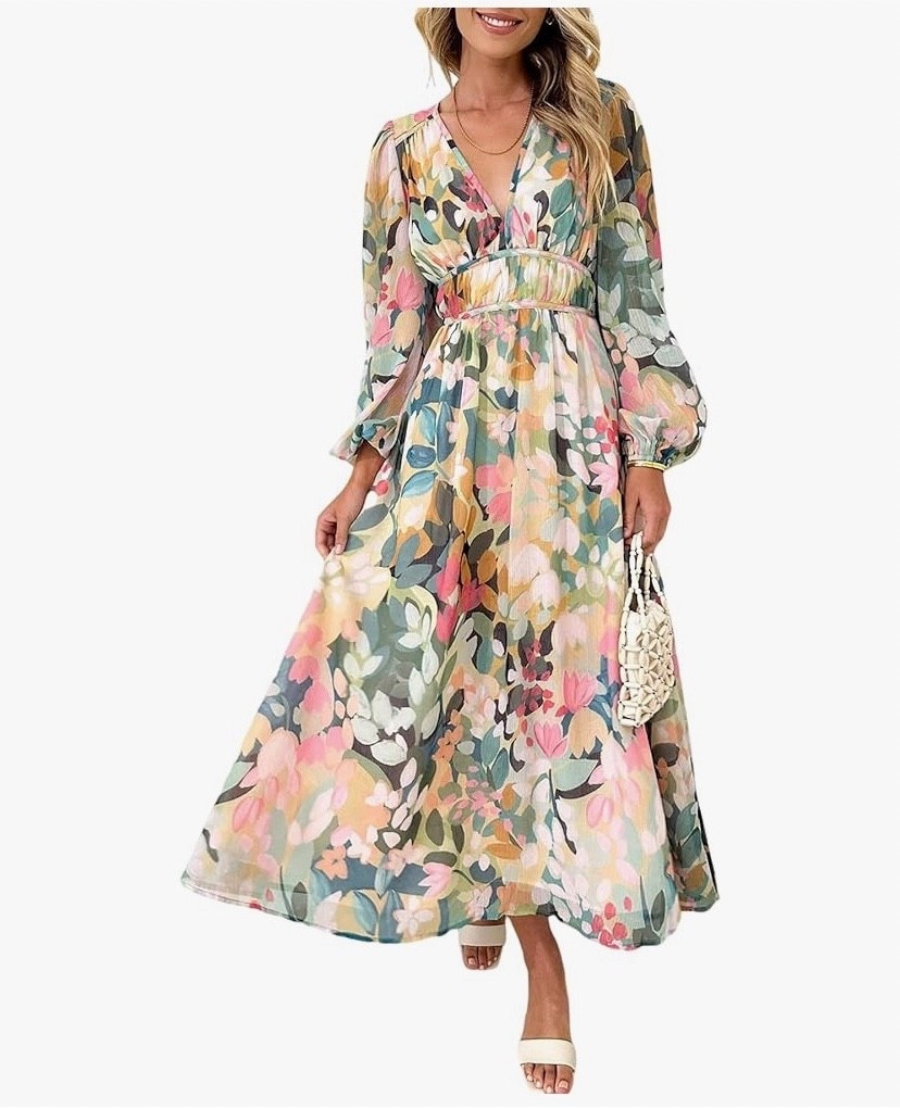 Spring dresses - this comes in so many options and the style is so flattering 

#LTKOver40 #easterdress #amazon #floraldress #weddingguestdress #springdress #maxidress 

#LTKU #LTKWedding #LTKSeasonal