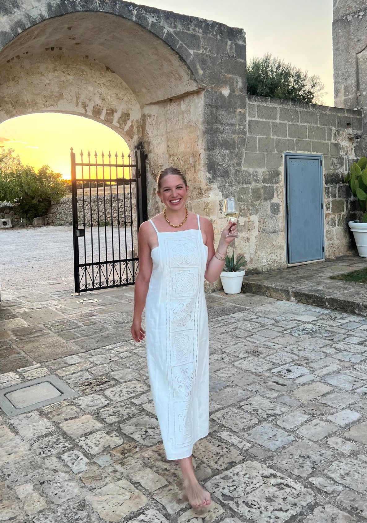 The perfect embroidered white linen midi dress for our white party in Puglia!

#LTKStyleTip #LTKSeasonal