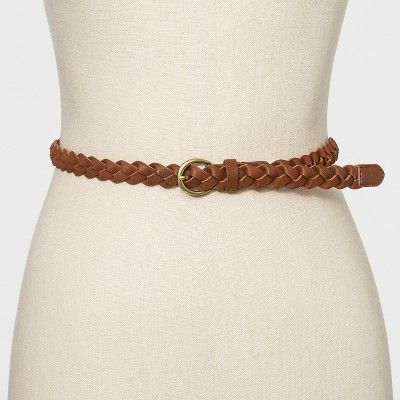 Women's 2pk Belt - Universal Thread™ Braid/Smooth | Target