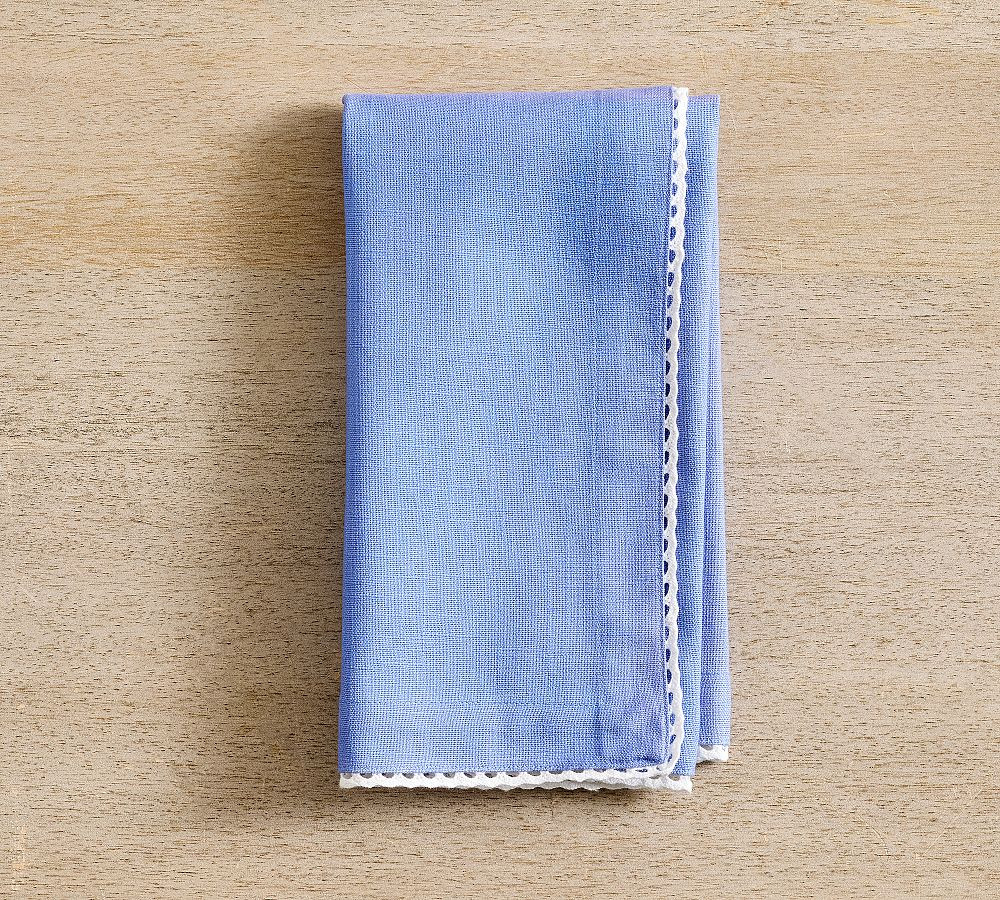 Mark D. Sikes Signature Scallop Napkins - Set of 4​ | Pottery Barn (US)