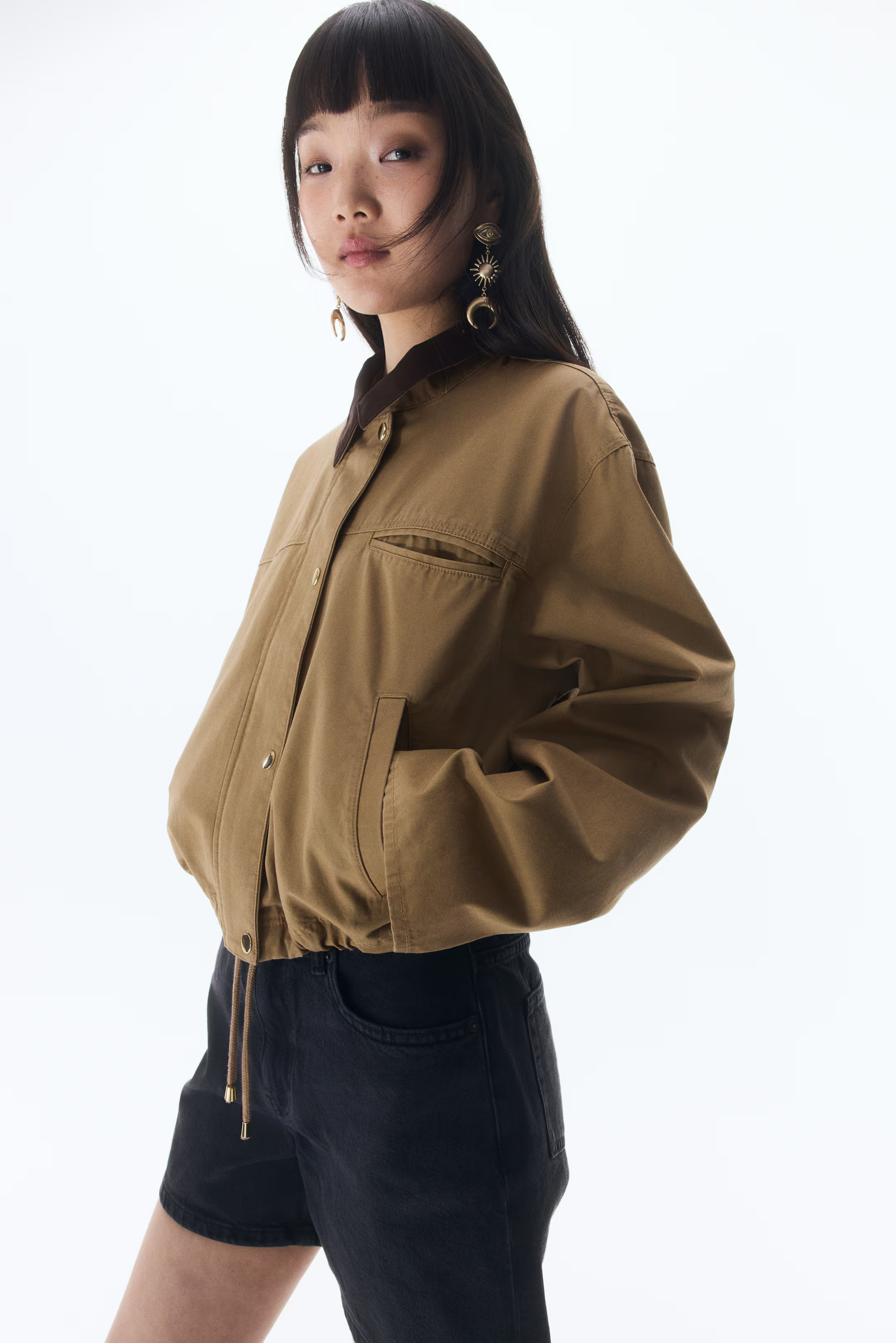 Short cotton jacket | H&M (UK, MY, IN, SG, PH, TW, HK)