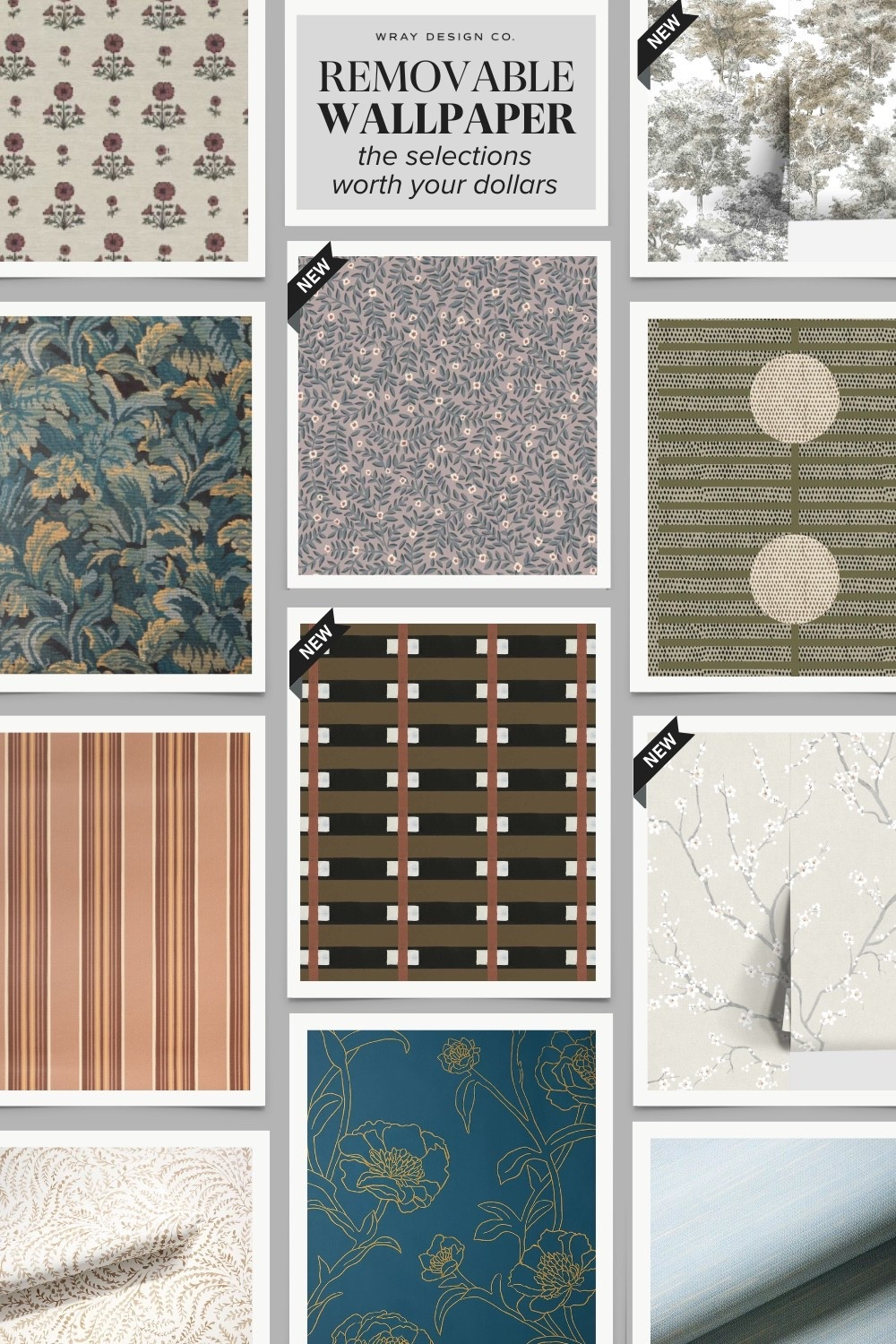 NEW removal, aka peel and stick wallpaper finds that are worth your💲money. Including a faux grasscloth option, a tan gingham find, and my personal favorite: a floral lilac print. // Apartment rental, designer wallpaper, apartment finds, budget home finds, wallpaper ideas.  

#LTKHome #LTKFindsUnder50 #LTKFindsUnder100