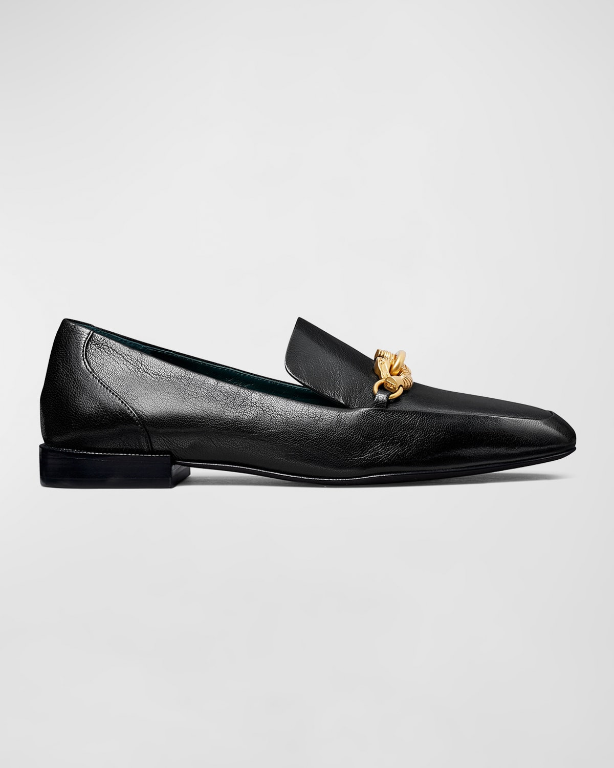 Jessa Leather Chain Loafers | Neiman Marcus