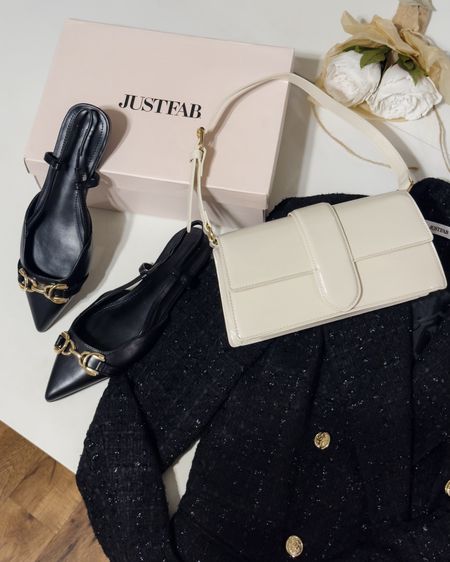 Channeling my inner Blair Waldorf with these chic details 😍🖤🤍

The Pippa Slingback Flats from JustFab paired with their Tweed Luxe Blazer and flap shoulder bag have me feeling like an Upper East Sider! IYKYK 😉😆 

Ready to give your wardrobe a spring refresh? When you sign up for JustFab’s VIP Membership, you get your first pair for only $10!

#LTKworkwear #LTKitbag #LTKshoecrush