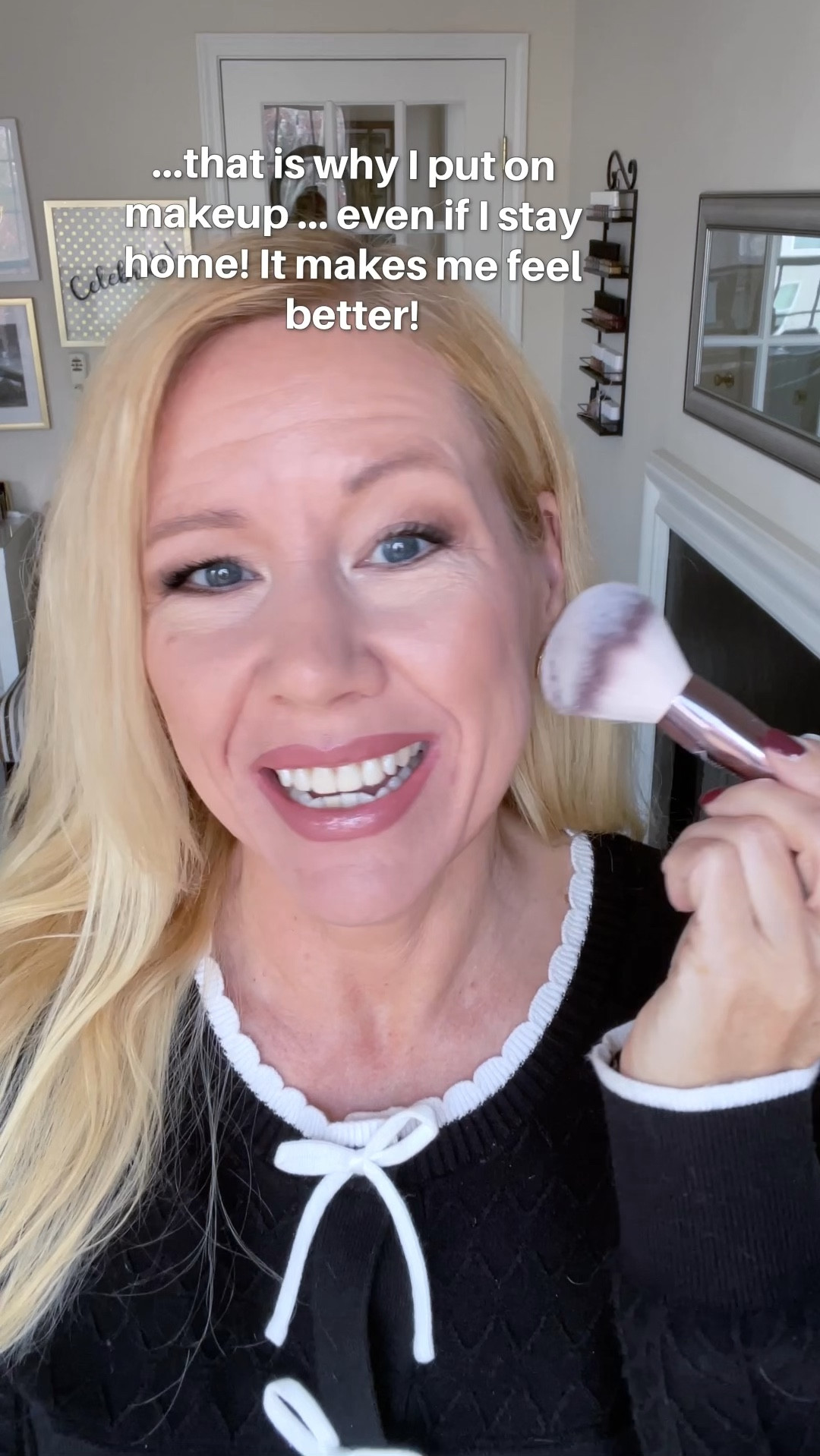 I put everyday makeup on! I like it- it makes me feel good. 😊 

#LTKgrwm #LTKselfcare #LTKBeauty