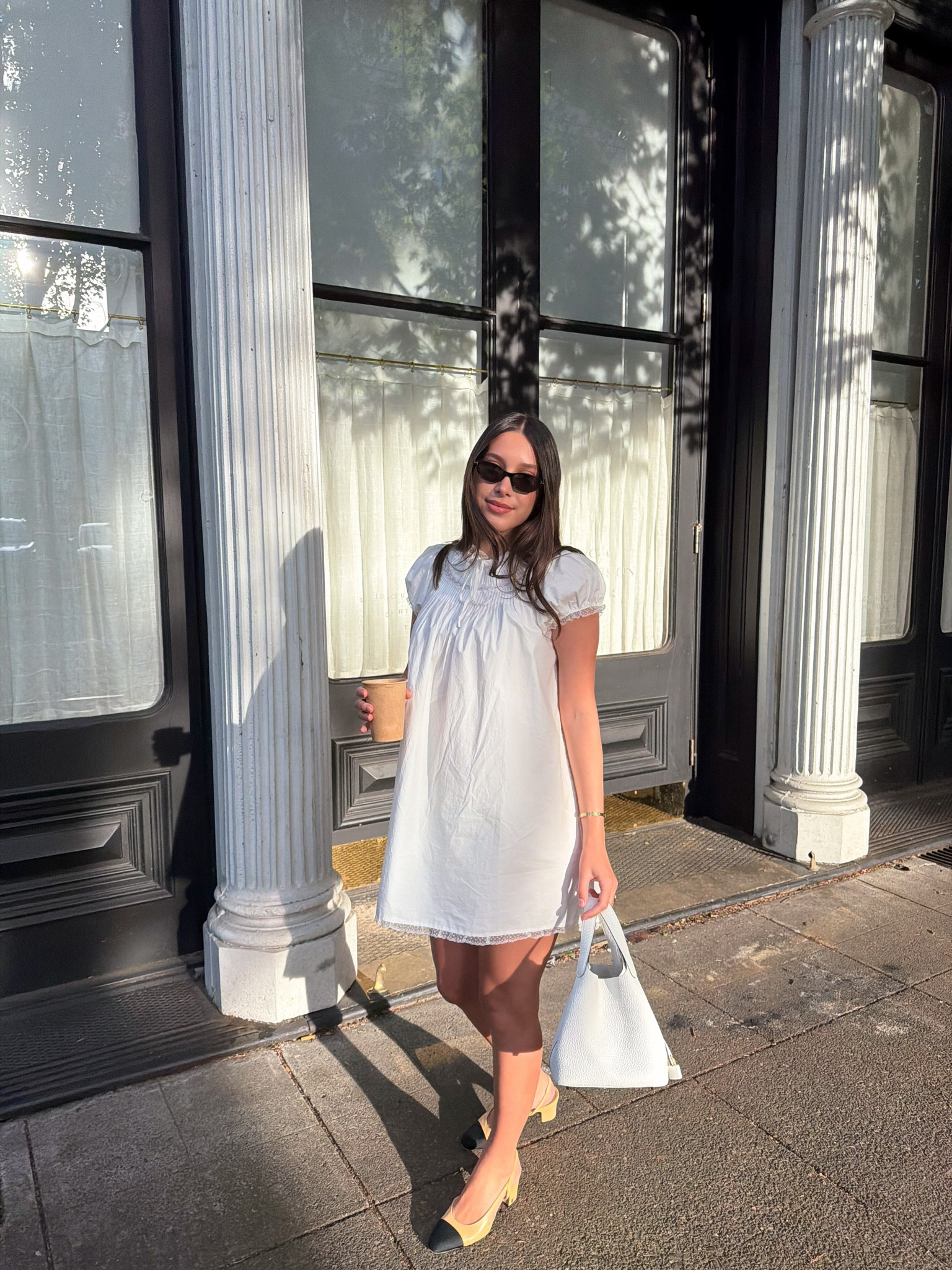 Wearing size XS for the dress!