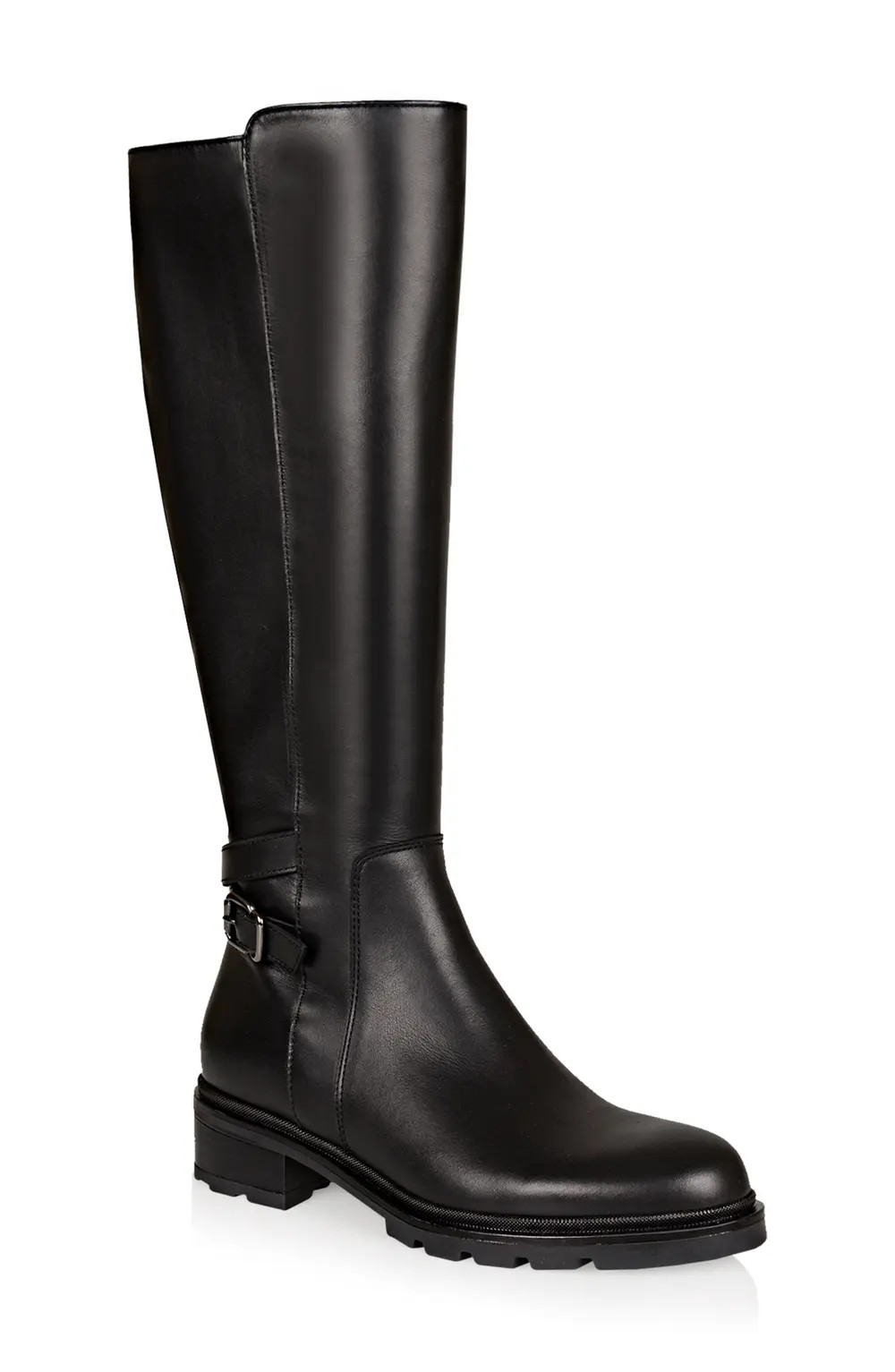 La Canadienne Stratford Waterproof Knee High Boot, Size 7.5 in Black Leather at Nordstrom | Nordstrom Canada