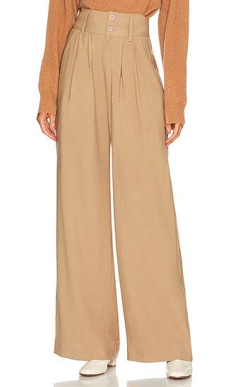NONchalant Label Page Pant in Tan. - size S (also in L, M) | Revolve Clothing (Global)