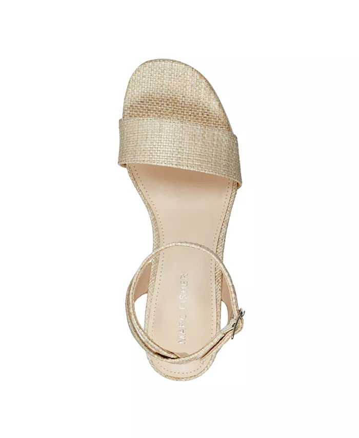 Women's Sadel Block Heel Ankle Strap Dress Sandals | Macy's