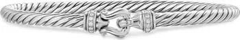 Cable Flex Buckle Bracelet in Sterling Silver with Diamonds | Nordstrom