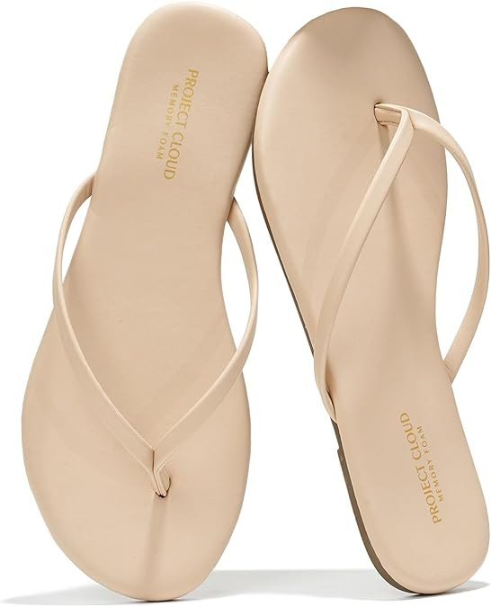 Project Cloud Filp Flops for Women Footwear- Lightweight and Memory Foam Insole Sandals for Women... | Amazon (US)