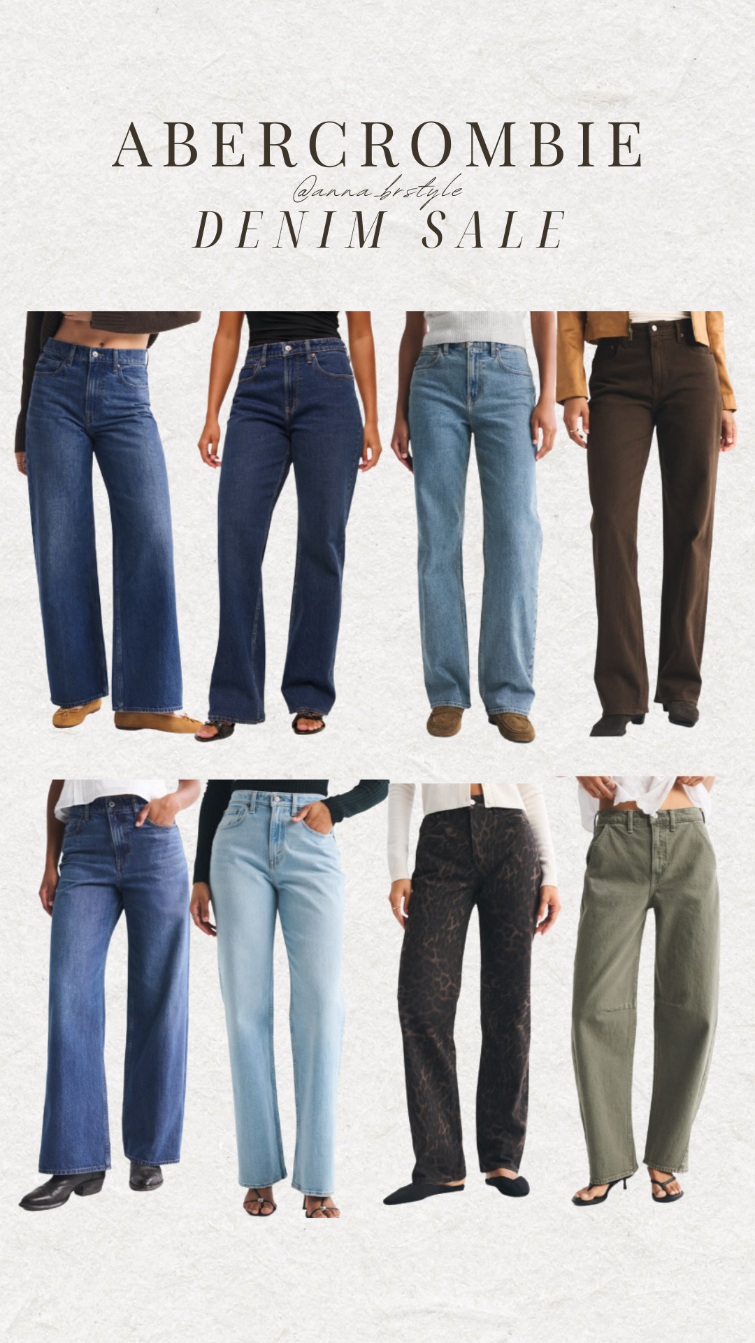 Abercrombie 25%-40% off + an extra 15% off code DENIMAF 

 #LTKOver40