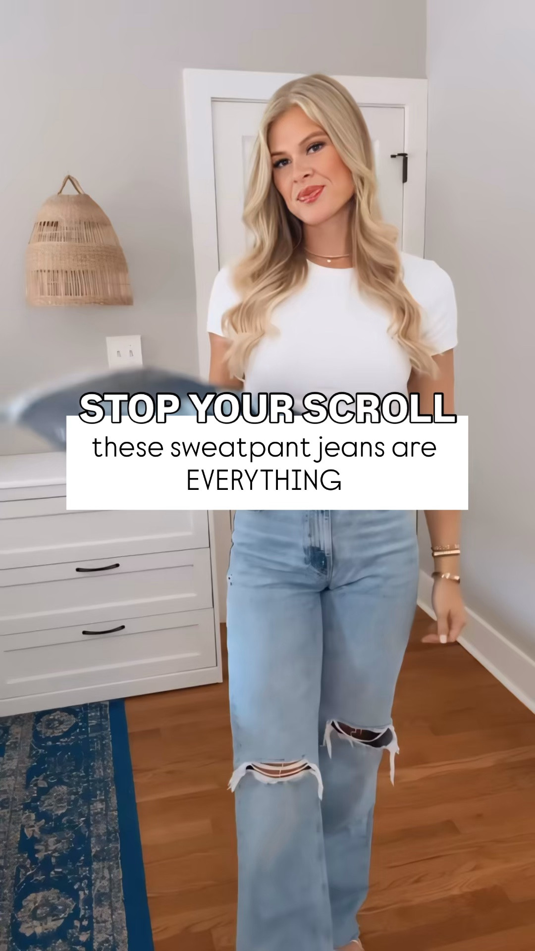 🏆 10/10 and so flattering, extremely comfortable, fit like a glove, and the price point is 👏🏼 Cannot recommend these sweatpant jeans enough!

Wearing size 2!

#momjeans #denimtryon #momstyle #viraljeans #widelegjeans

#LTKootd #LTKgrwm #LTKmomlife