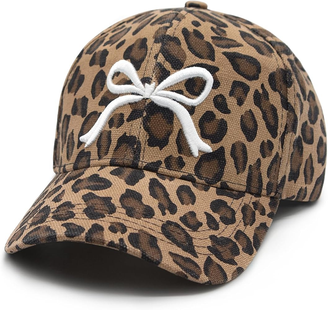 YAMEIZE Leopard Print Hat for Women Men Vintage Adjustable Cheetah Print hat Baseball Cap Trucker... | Amazon (US)