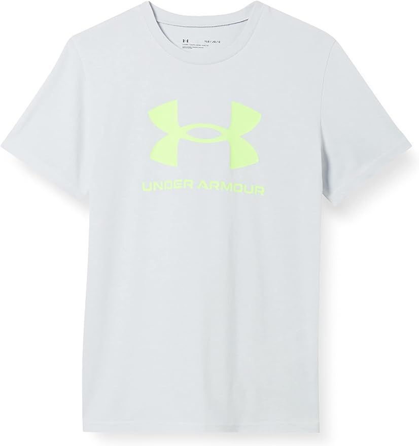 Under Armour Boys' Sportstyle Logo Short-Sleeve T-Shirt | Amazon (US)