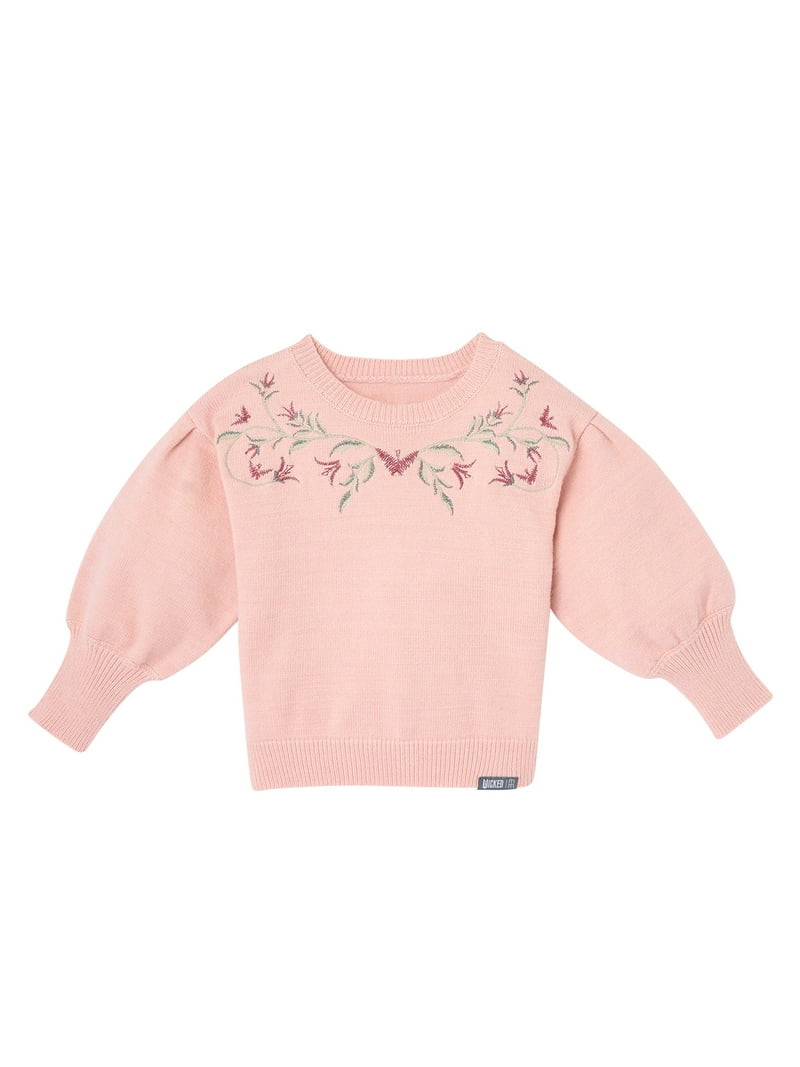 Modern Moments Toddler Girl Wicked Sweater Knit Top, Sizes 12 Months - 5T - Walmart.com | Walmart (US)