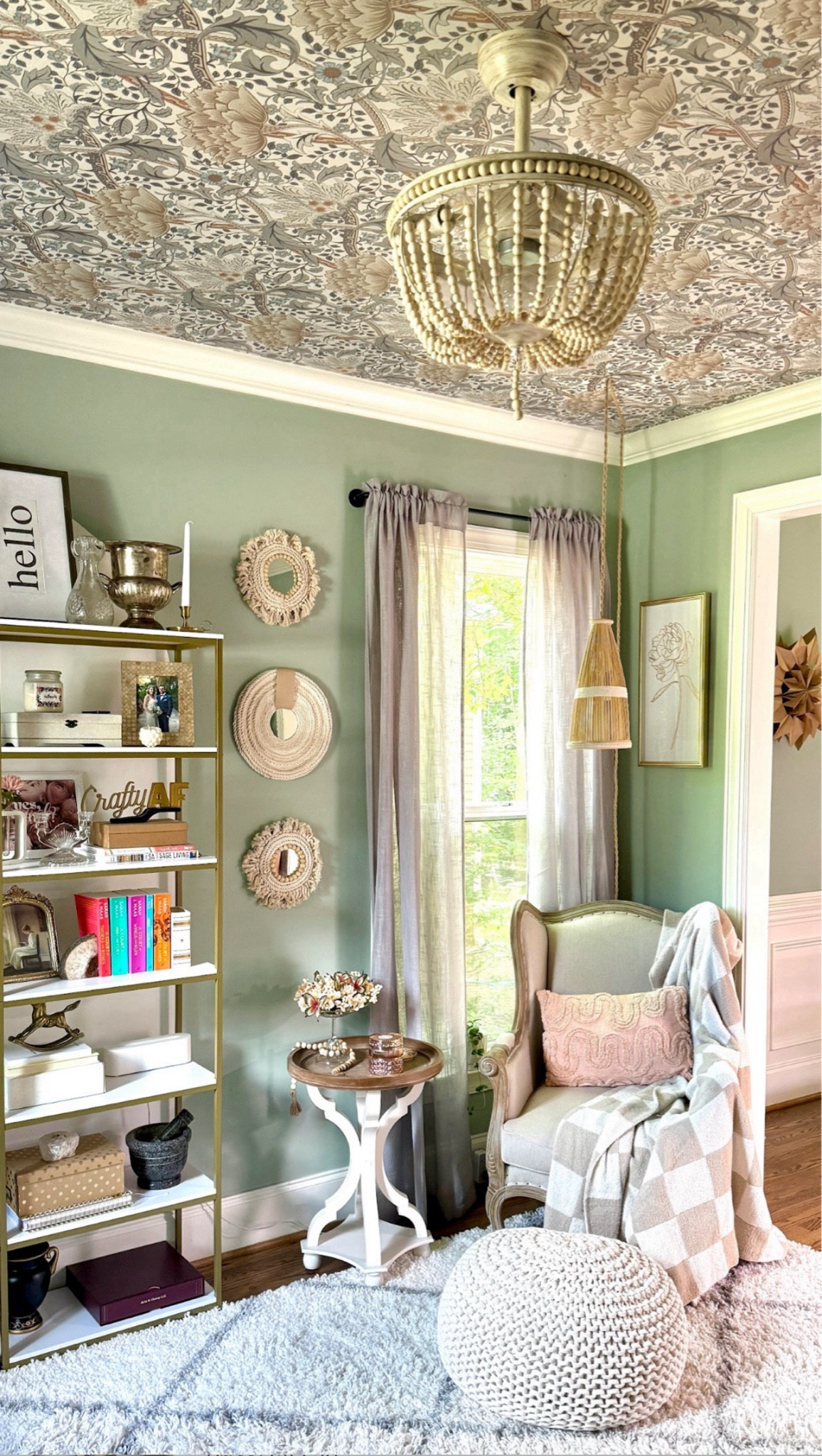 This summer I’ve given my blogging office some TLC! 🫶🏻 

From DIY wallpaper on the ceiling to a new fandeleir and a new workspace refresh, this space has transformed into the boho office of my dreams! 

#LTKxWayfair #LTKHome #LTKSaleAlert