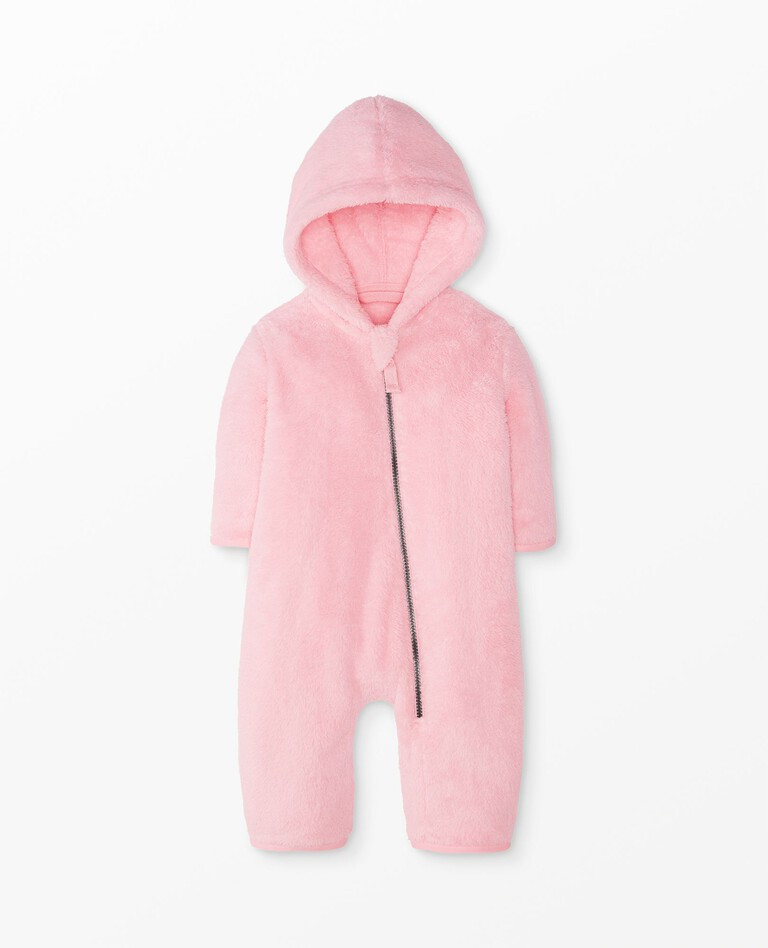Baby Zip One Piece In Marshmallow | Hanna Andersson