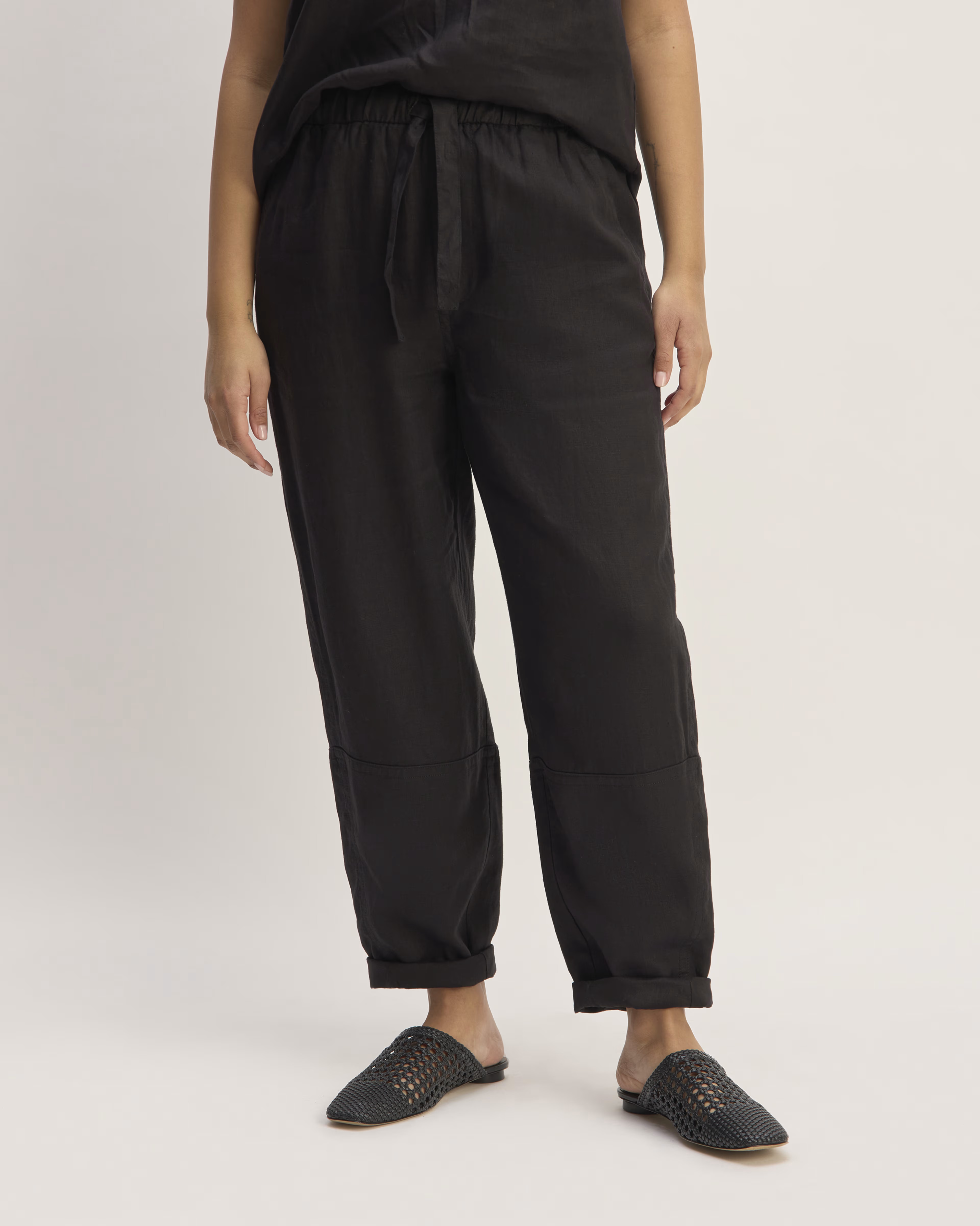 The Linen Pull-On Barrel Pant | Everlane