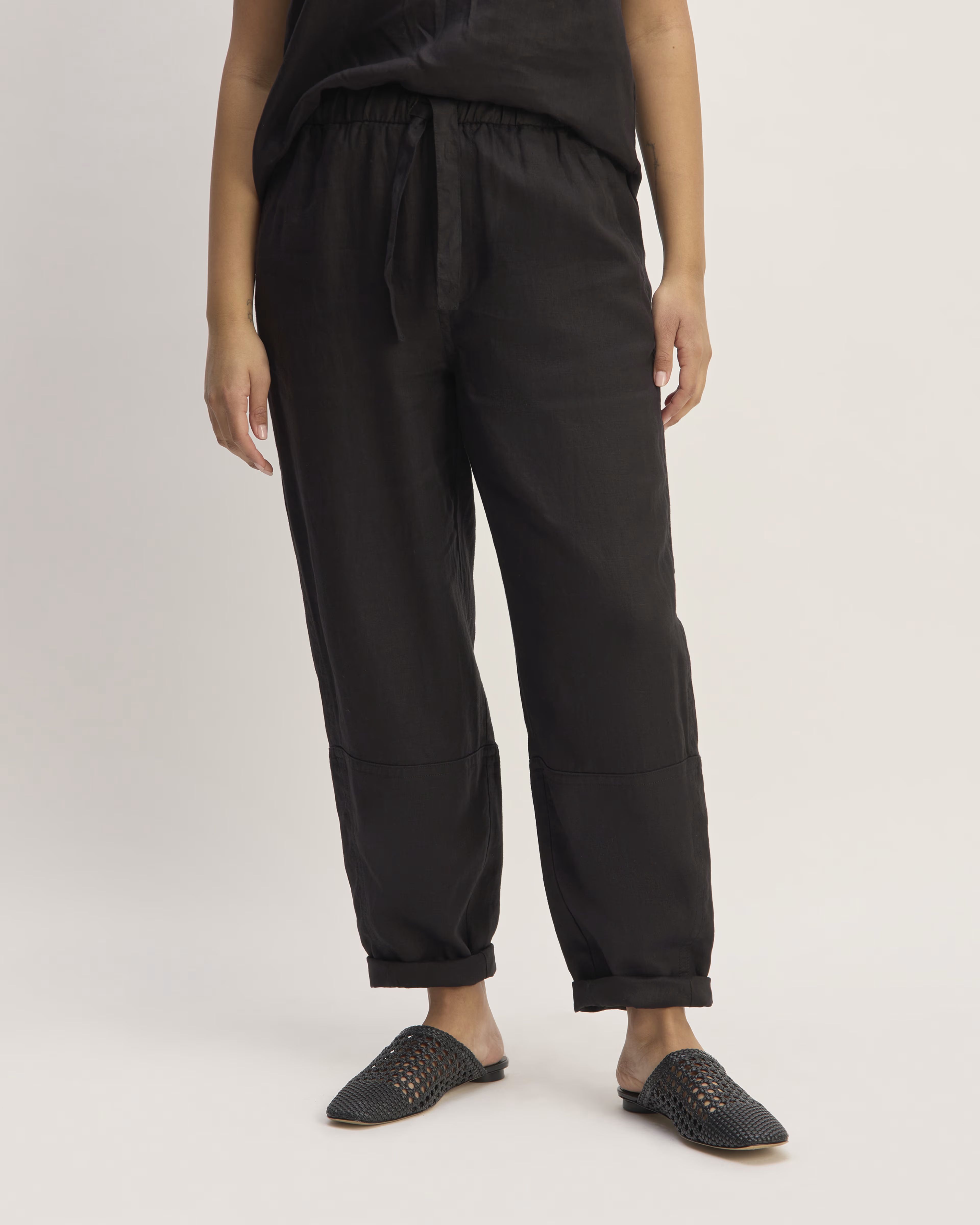 The Linen Pull-On Barrel Pant | Everlane